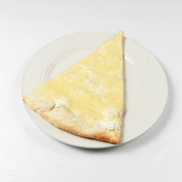 Slice White Pizza.