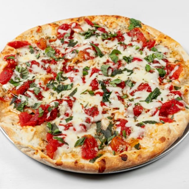 Personal Margarita Pizza.